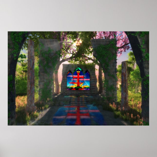 Externt ljus Påsk Skriv ut Poster (Framsidan)