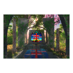 Externt ljusfoto i Påsk Fototryck