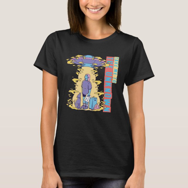 Exterrestrial Alien science fiction T Shirt (Framsida)