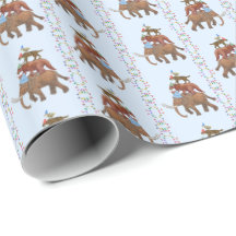 Extinct Animal Wrapping Paper