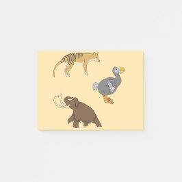 Extinct Animals  Post-it Block