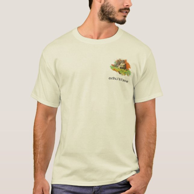 Extinct är för evigt - den Borael paddan T-shirt (Framsida)