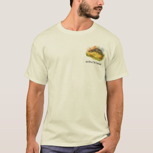 Extinct är för evigt - Skink Tee Shirt (Framsida)