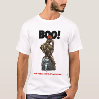 Extra åtsittande mikromuskelutslagsplats för bu! t-shirt