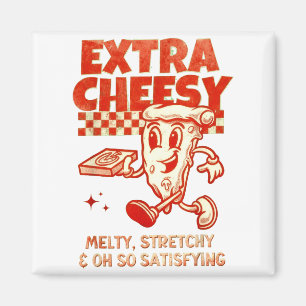 Extra Cheesy Tokig Roligt Retro Roligt Vuxen Bus Magnet