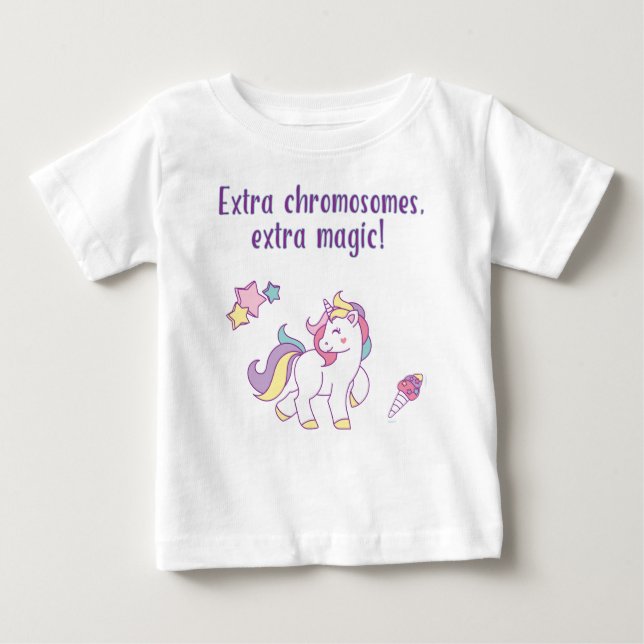 Extra Chromosome Magic Unicorn Tee (Framsida)