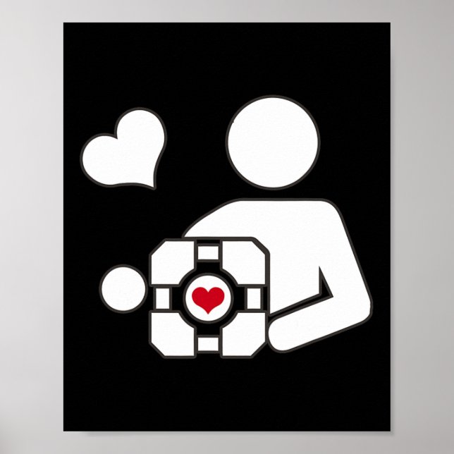 Extra Cube Gaming Portal Nerd Funny Gamer 1 Poster (Framsidan)