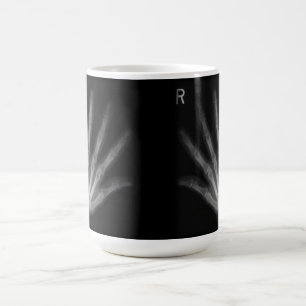Extra Digit X-Höger och Lämnat Händer Kaffemugg