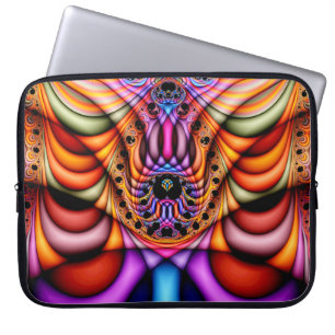 Extra-dimensionell laptop sleeve för