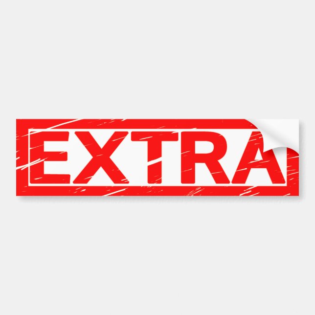 Extra Frimärke Bildekal (Framsidan)