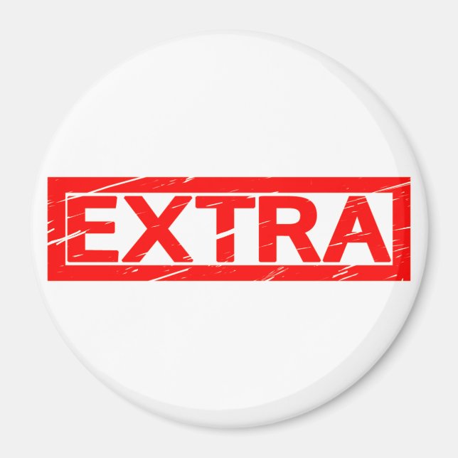 Extra Frimärke Magnet (Framsidan)