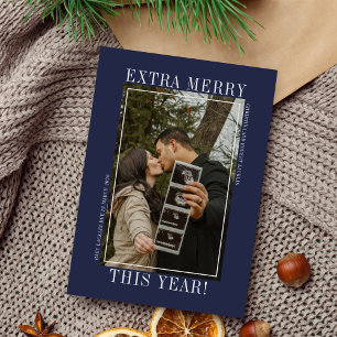 Extra Glad Jul God Julsemester Bild Julkort
