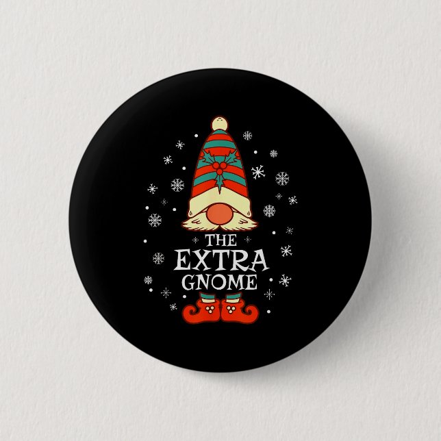 Extra Gnome Xmas Family Christmas  Knapp (Framsida)