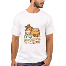 Extra Guac-Meow-Le Snälla Katt T-Shirt