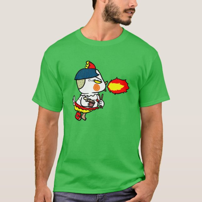 Extra het kryddstark kyckling t shirt (Framsida)