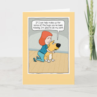 Extra Hund Hugs under Tuff Times Kort