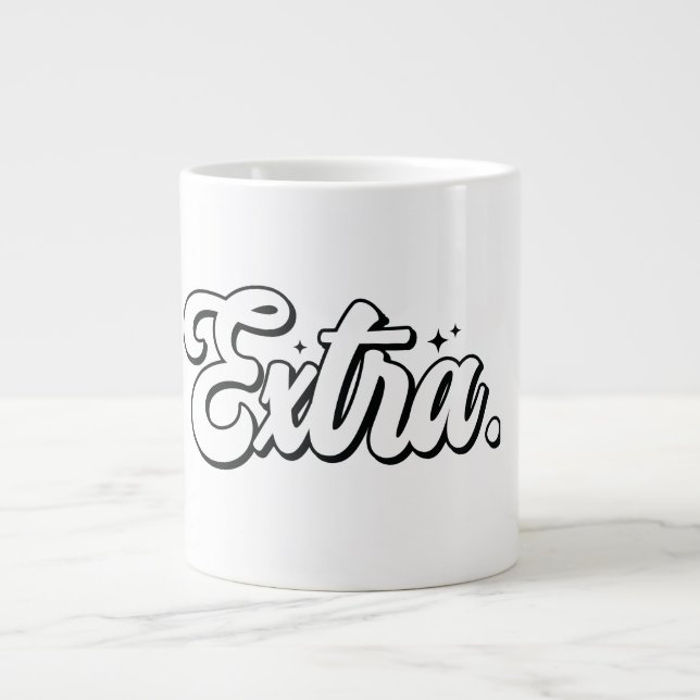 Extra-kaffe Mugg Jumbo Mugg (Framsidan)