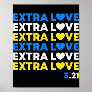 Extra Kärlek World Down Syndrome Awareness Day Day Poster