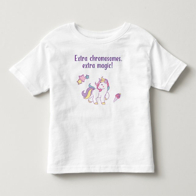 Extra kromosommagiUnicorn Tröja (Framsida)