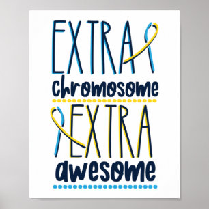 Extra-kromosomsyndrom med Fantastisk i Extra Poster