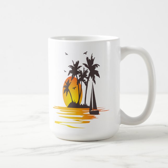 Extra Large Coffee Mugg med en vacker vy (Höger)