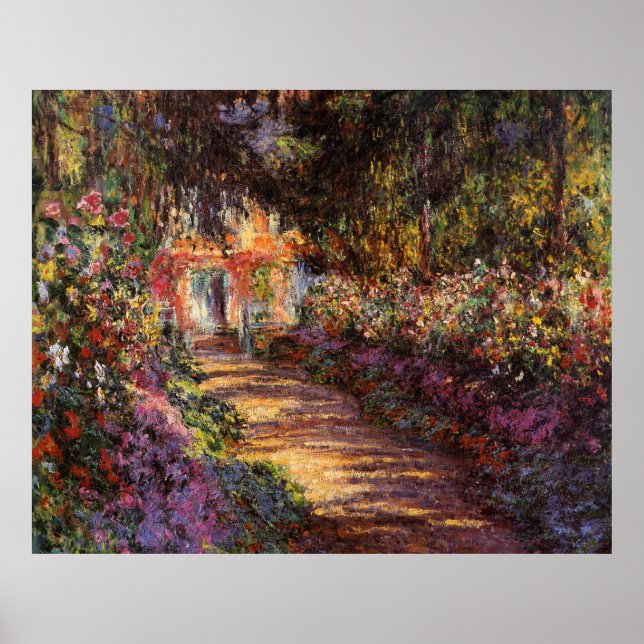 Extra Large Pathway i Monets Garden Poster (Framsidan)