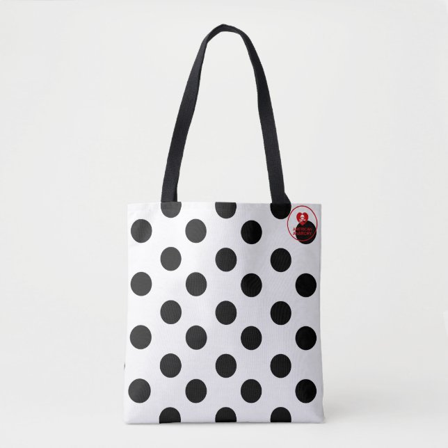 Extra Large Polka Dot - Tote Tygkasse (Framsida)