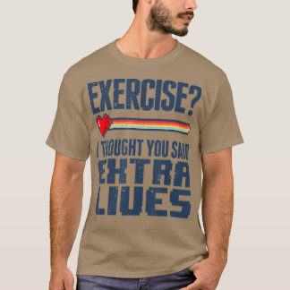 Extra lever en snygg videospelskontroll Retro Boy T Shirt