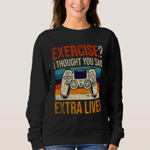 Extra liv Spelkontroll Retro-spelare Pojke T Shirt