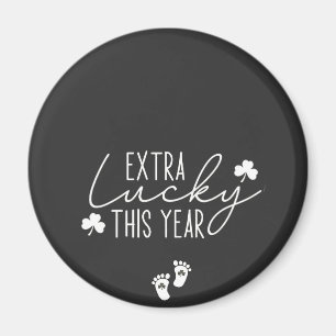 Extra Lucky i år Gravid St Patrick Lucky Magnet