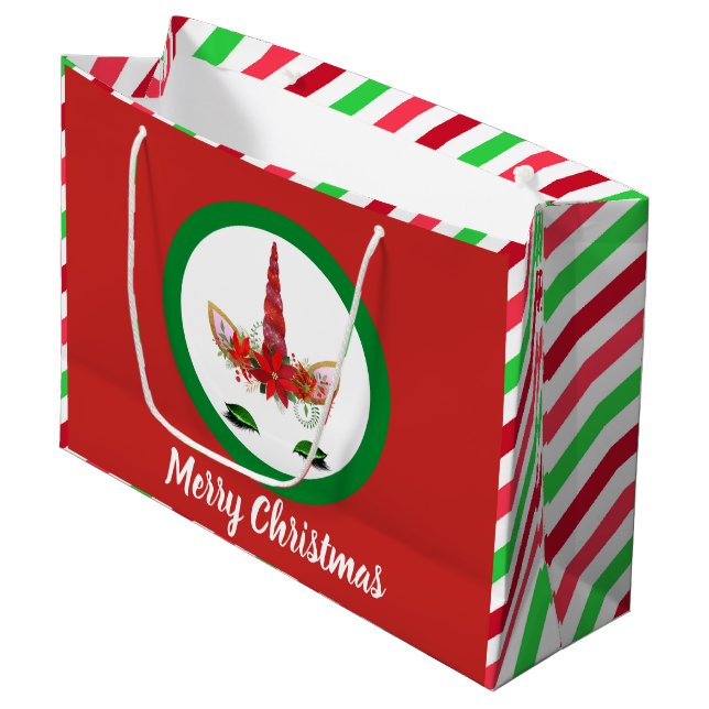 Extra meddelandesäck för julunicorn (Framsidan Vinklad)