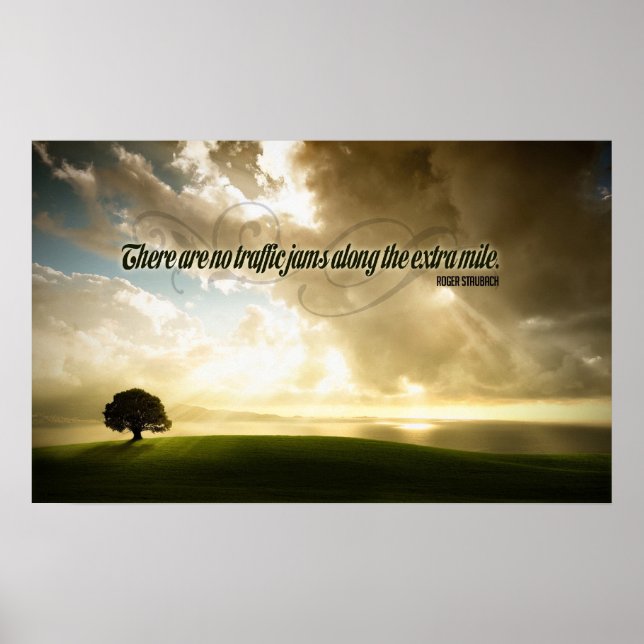 Extra Mile Motivational Poster (Framsidan)