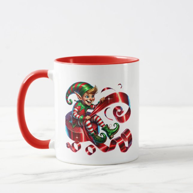 Extra monogram för julhelg mugg (Vänster)