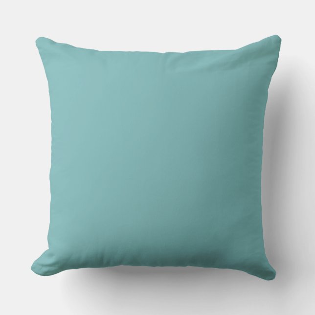 Extra presentset dekorativ blå modern trendig chic kudde (Framsida)