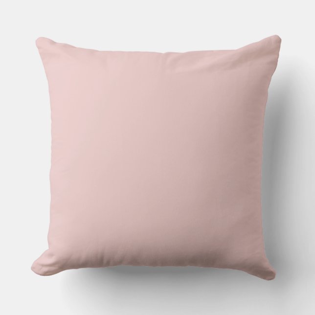Extra presentset dekorativ pastellrosa modern chic kudde (Framsida)