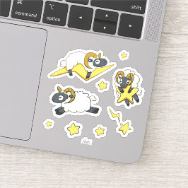 Extra RAM - Får med Stars Computer Science Pun Klistermärken