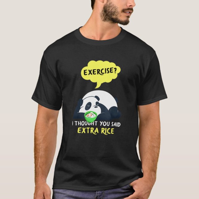 Extra Ris Panda Apparel Panda T Shirt (Framsida)