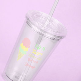 Extra sked glasskål take away mugg