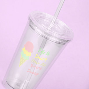Extra sked glasskål take away mugg