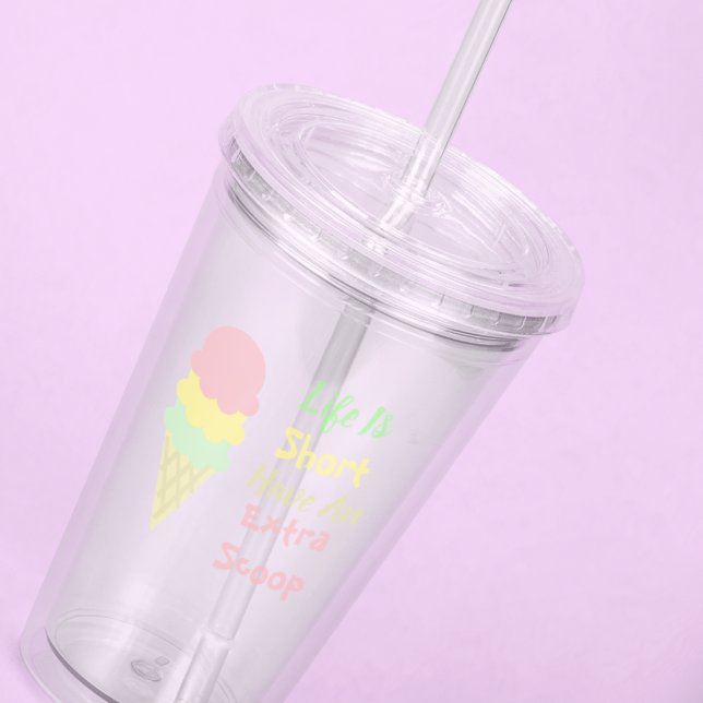 Extra sked glasskål take away mugg (Skapare uppladdad)