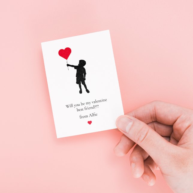 Extra små enkla valentinpresenter för barn anteckningskort (Skapare uppladdad)