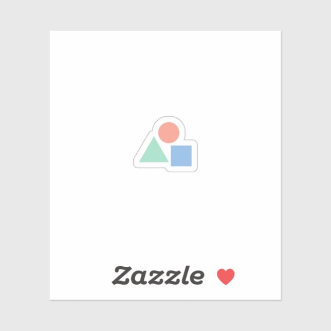 Extra-Small 3-tums x 3-tums vinylstift för Anpassn Klistermärken (Ark)