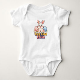 Extra söta påskharen med färgglada ägg t shirt