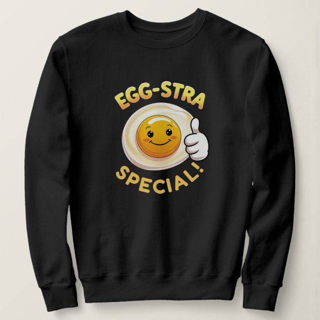 🥚 Extra Speciell Ägg – Rolig Söt Ägg Puns Tröja (Design framsida)