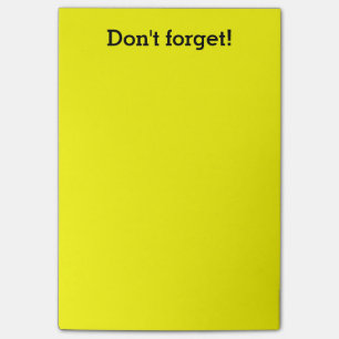 Extra stor gult noterar post-it block
