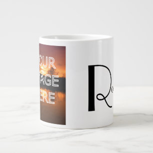 Extra stor personlig fotokaffemugg jumbo mugg