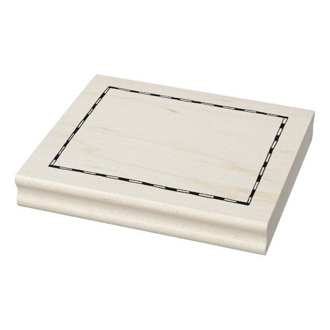 Extra Stora Karta Gräns Rubber Frimärke Stämpel (Stämpel)