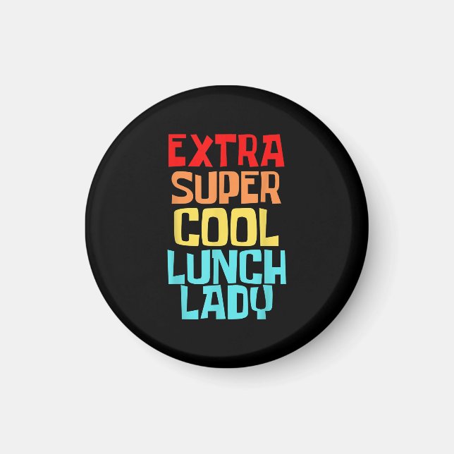 Extra Toppen Coola Lunch Dam Squad Magnet (Framsidan)