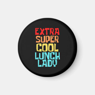 Extra Toppen Coola Lunch Dam Square Magnet