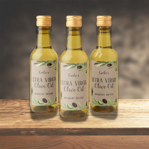 Extra Virgin Olivolja Flaskans Rustika Produktetik Vinetikett